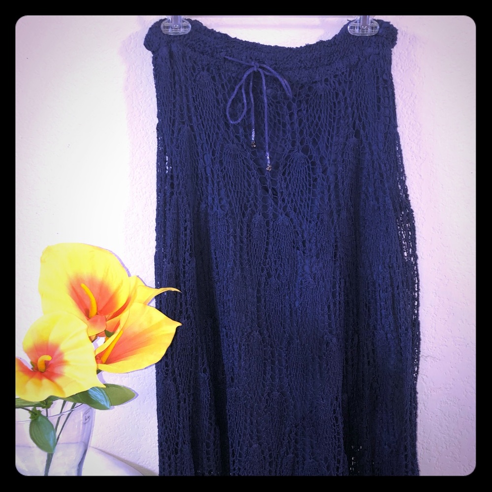 Pegasus vintage Blue Tie maxi